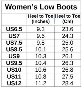 Classic Black and White - Women's Wazza Canvas Boots (SIZE US6-10)