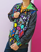 Load image into Gallery viewer, Patchwork Pup - Athletic Zip Hoodie