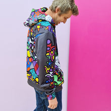 Load image into Gallery viewer, Patchwork Pup - Athletic Zip Hoodie