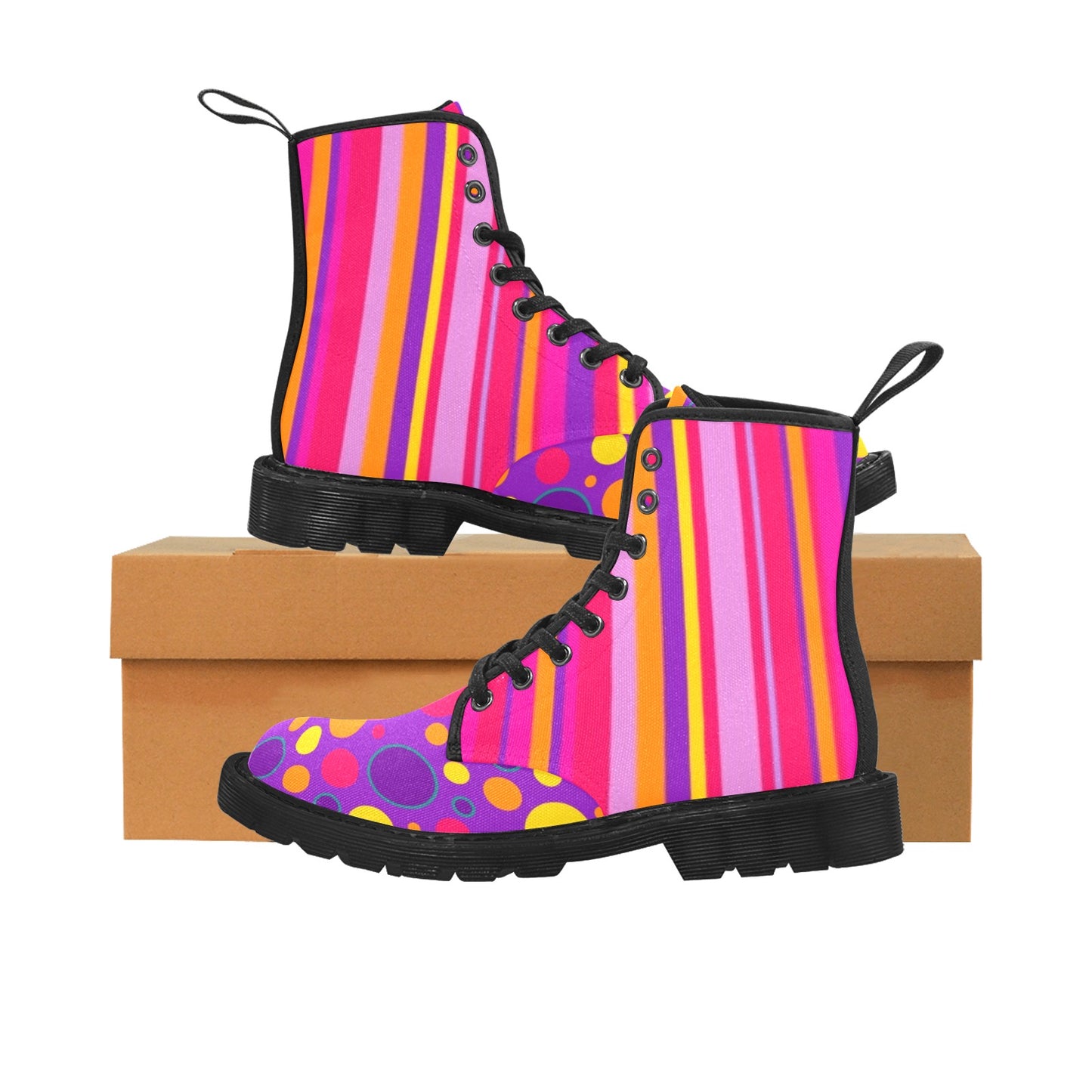Lollipop - Women's Ollie Combat Boots (US 6.5-12)