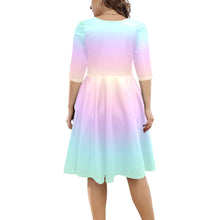 Load image into Gallery viewer, Rainbow face painter dress pastel