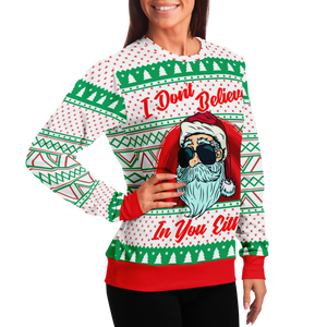 Joke Christmas Sweater Non Believer