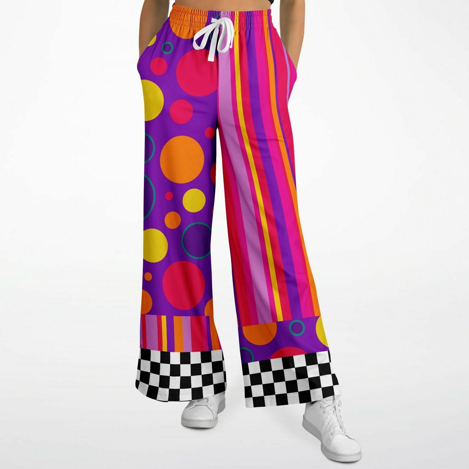 Vintage retro style flared pants for Clowns