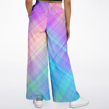 Load image into Gallery viewer, Rainbow Vintage cut flared track pants