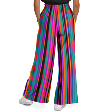 Load image into Gallery viewer, stripy flares - balloon decorator pants - balloon dog apparel