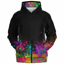 Load image into Gallery viewer, Face Painter Zip Hoodie