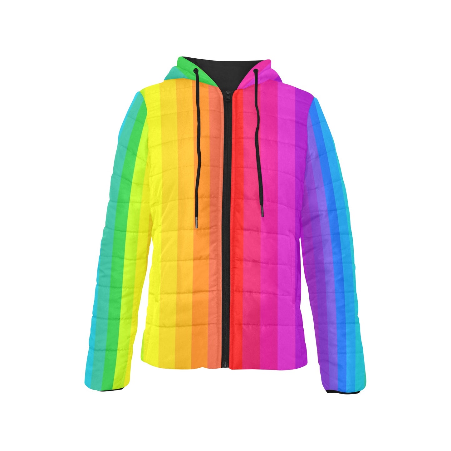 Rainbow - Women's Padded Cozy Jacket