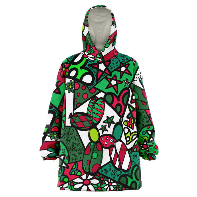 Christmas snuggle hoodie balloon dog apparel 