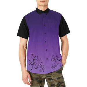 Purple balloon twisting shirt