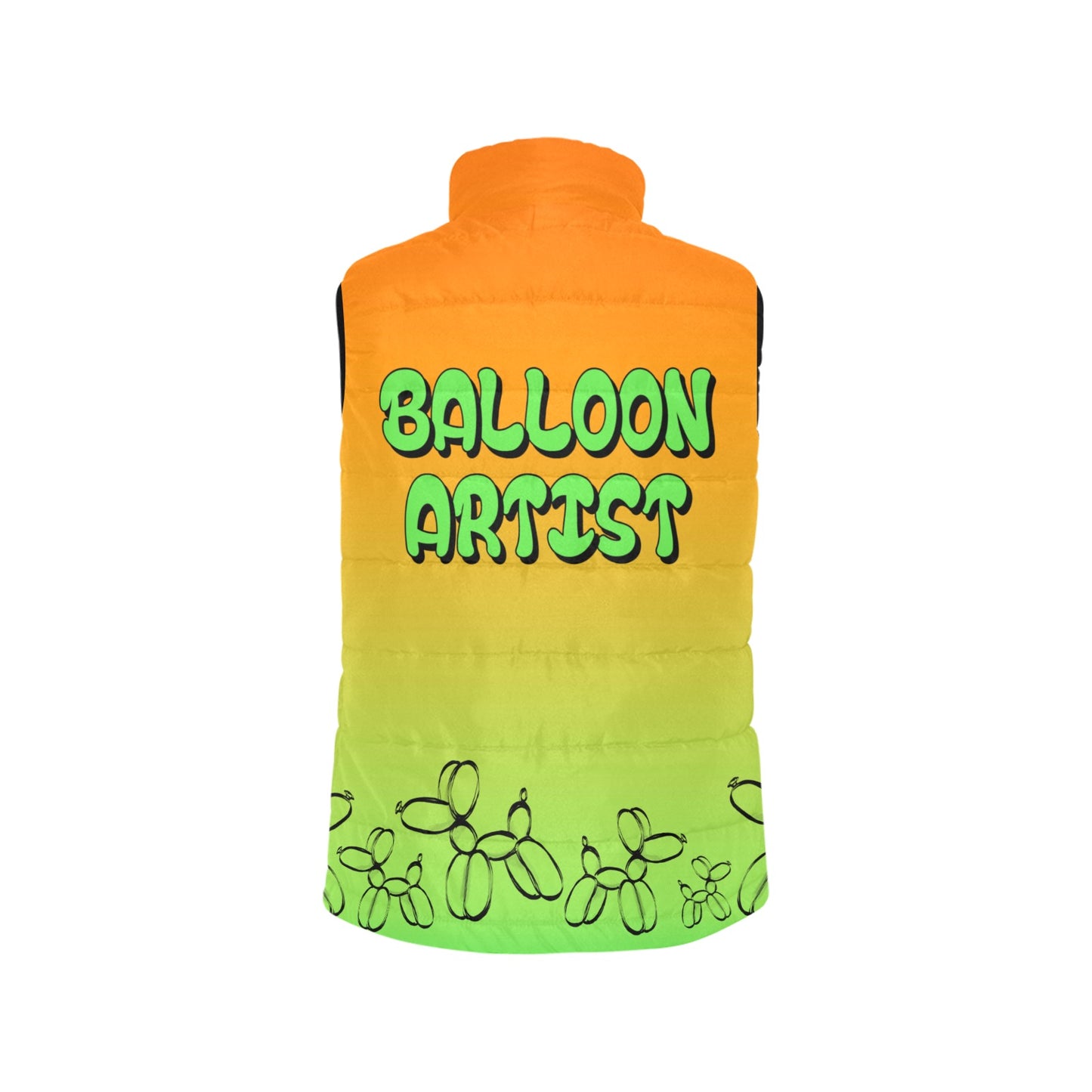 Balloon Artists Vest orange and green