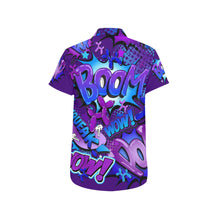 Load image into Gallery viewer, Balloon Dog Shirt for balloon artists in Purple and Blue pop art