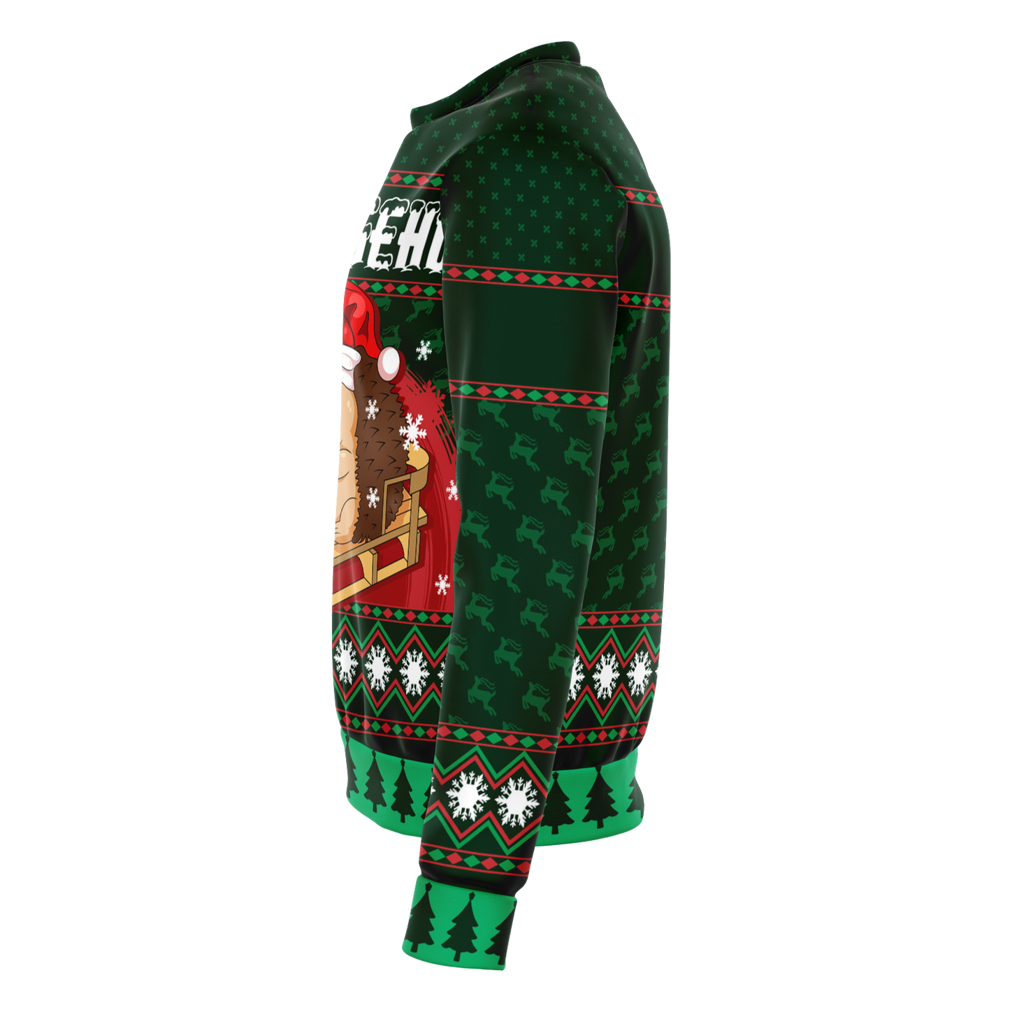 Green and Red Ugly Christmas Sweater 