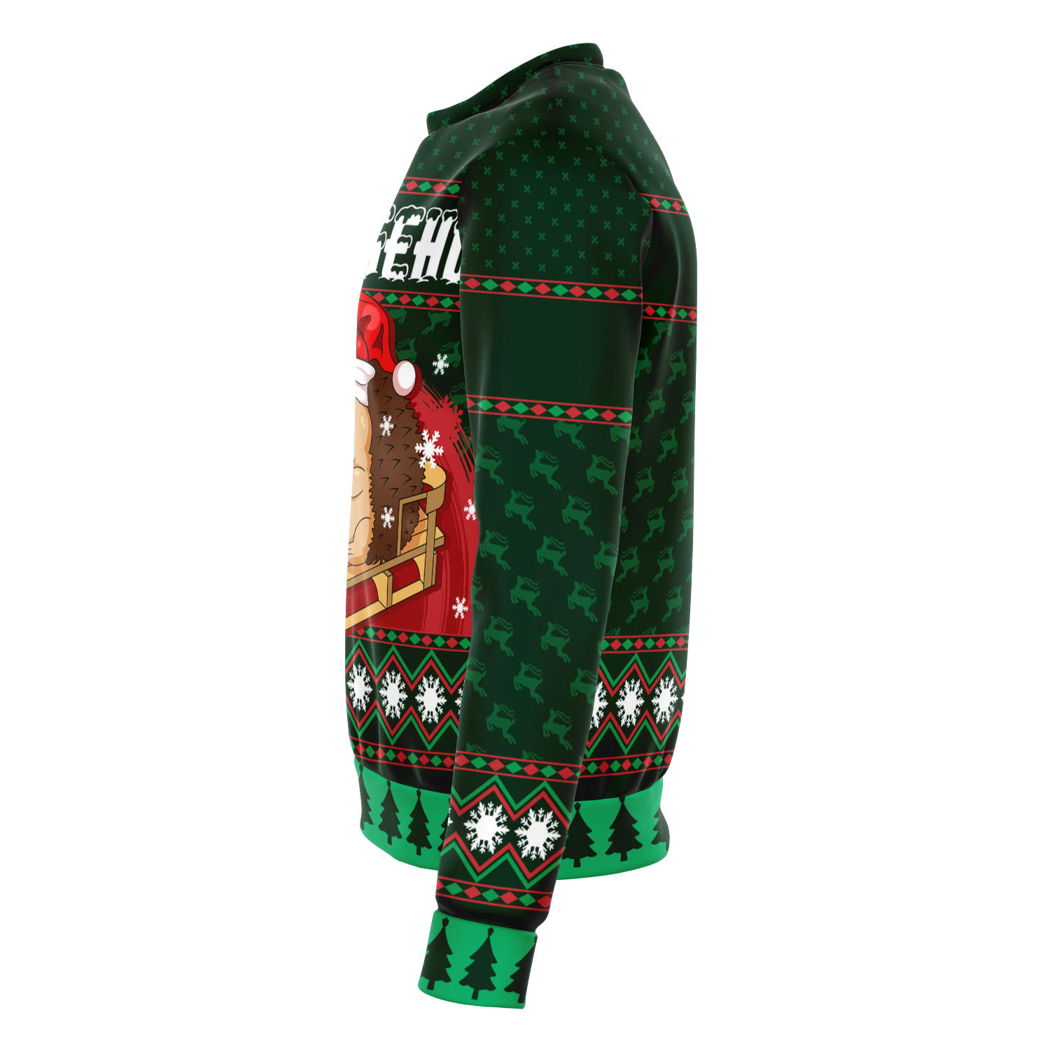 Green and Red Ugly Christmas Sweater 
