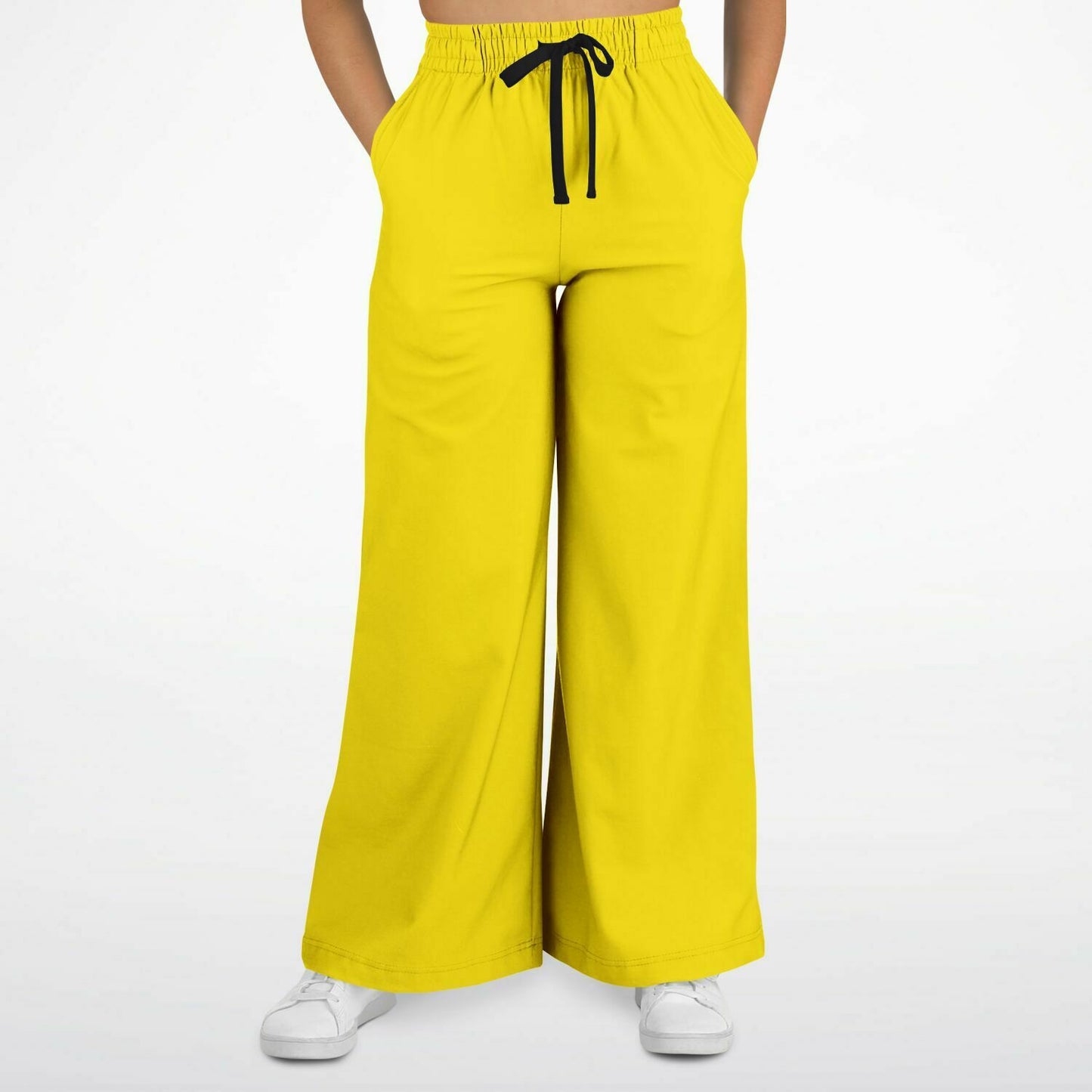 Yellow High Waisted Flares 