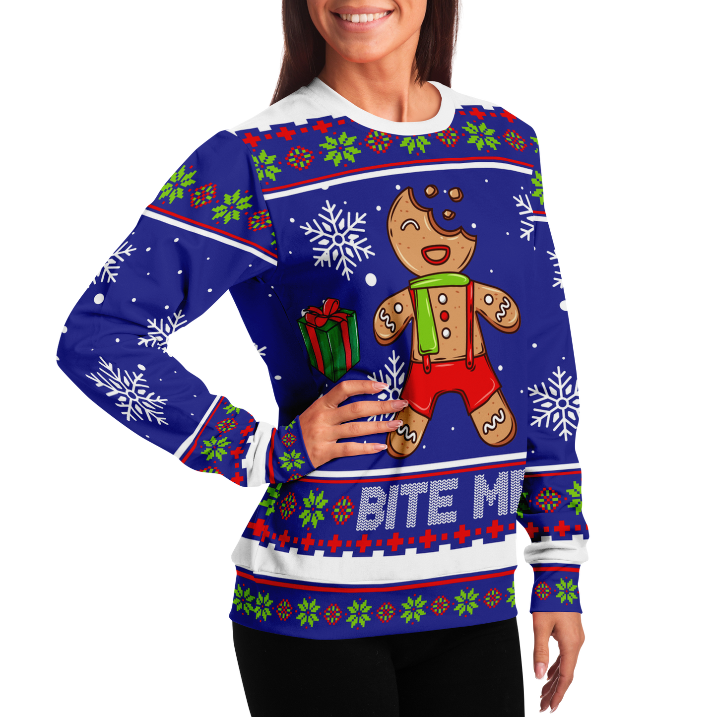Bite Me - Ugly Christmas Sweater