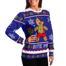 Load image into Gallery viewer, Bite Me - Ugly Christmas Sweater