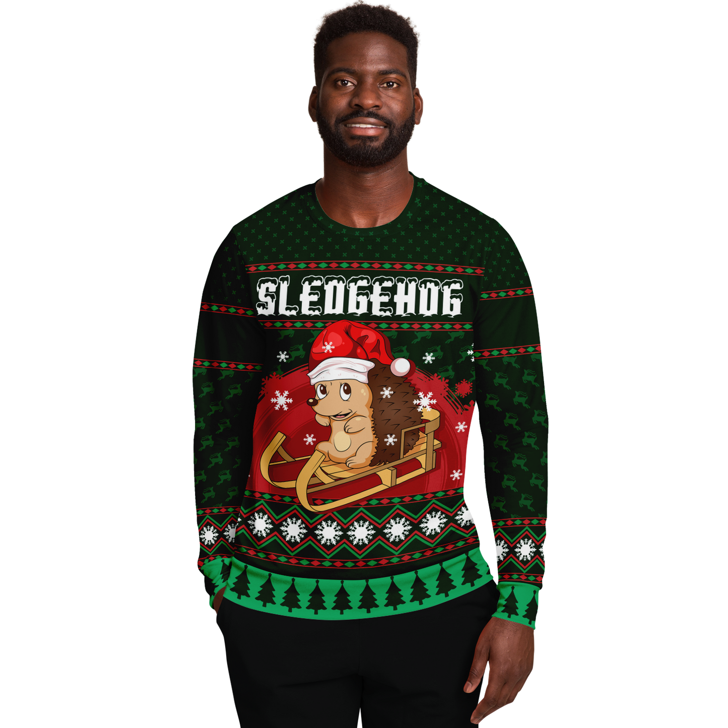 Rapper ugly christmas sweater 2025