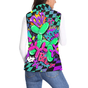 Leaky Squeaky BOOM! - Women's Padded Cozy Vest