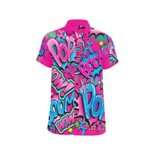 Load image into Gallery viewer, Fun Pink and Blue shirt for balloon twisters and entertainers
