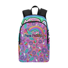 Load image into Gallery viewer, Face painter backpack with rainbows 