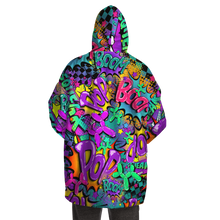 Load image into Gallery viewer, Balloon Dog Apparel colorful hooded blanket - not an oodie