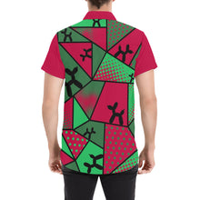 Load image into Gallery viewer, Red and Green - Nate Short Sleeve Shirt (Small-5XL)