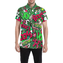 Load image into Gallery viewer, Green and Red Christmas Shirt for Balloon twisting