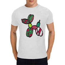 Load image into Gallery viewer, Christmas Dog on White - Classic Men&#39;s T-Shirt
