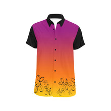 Load image into Gallery viewer, Fandango Sunrise Black Sleeves - Nate Short Sleeve Shirt (Small-5XL)