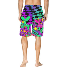 Load image into Gallery viewer, Balloon Dog shorts for balloon twisting Purple, green and pink