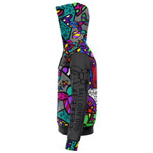 Load image into Gallery viewer, Patchwork Pup - Athletic Zip Hoodie
