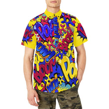 Load image into Gallery viewer, Red yellow and blue balloon twister shirt with pockets