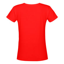 Load image into Gallery viewer, T-Shirt for Face Painting - Red with V-Neck