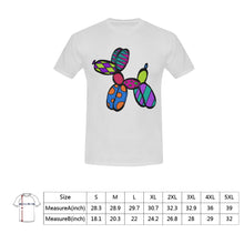 Load image into Gallery viewer, Patchwork Pup on White - Classic Men&#39;s T-Shirt