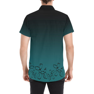 Deep Teal - Nate Short Sleeve Shirt (Small-5XL)