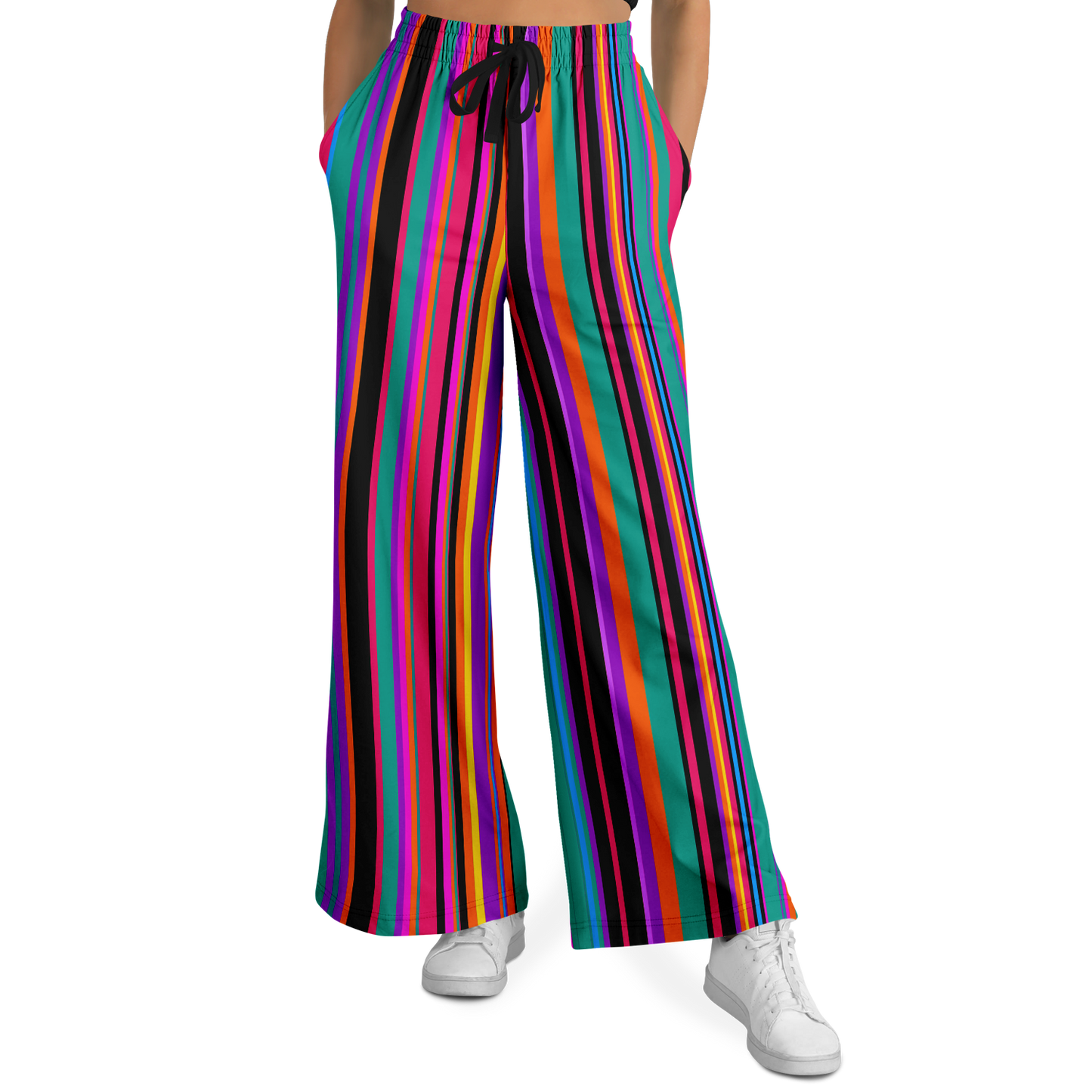 rainbow flares - balloon decorator pants - balloon dog apparel