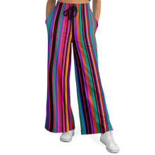 Load image into Gallery viewer, rainbow flares - balloon decorator pants - balloon dog apparel