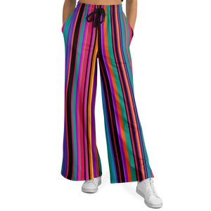 rainbow flares - balloon decorator pants - balloon dog apparel
