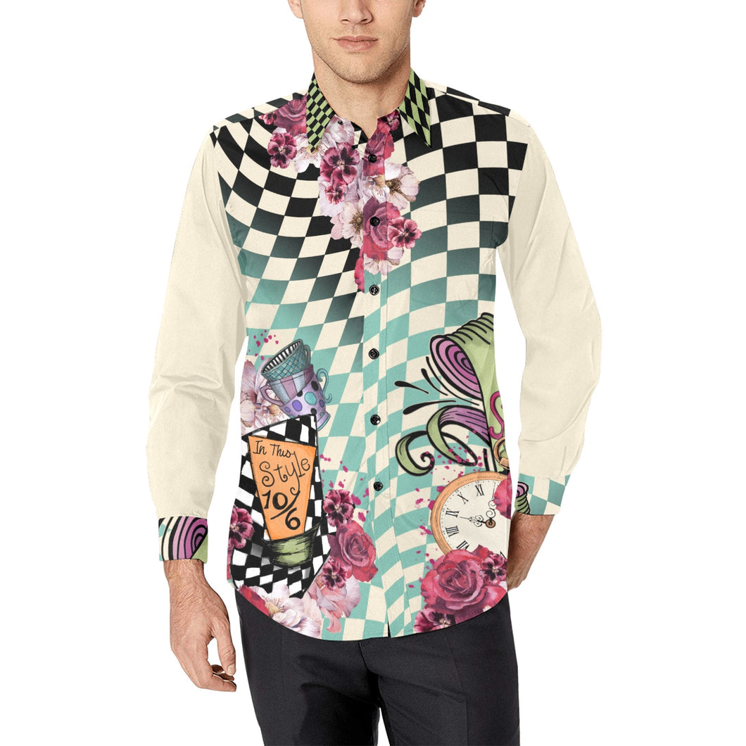 Mad Hatter Long sleeve shirt for balloon twisters and entertainers