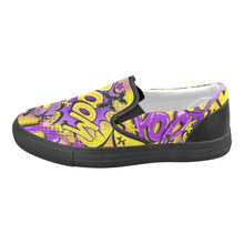 Load image into Gallery viewer, The Lyle BOOM! - Canvas Slip-On&#39;s (SIZE 6-14)