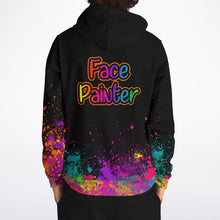 Load image into Gallery viewer, Face Painter on Paint Splatter - Premium Hoodie