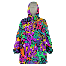 Load image into Gallery viewer, blanket hoodie snuggle hood - balloon dog apparel