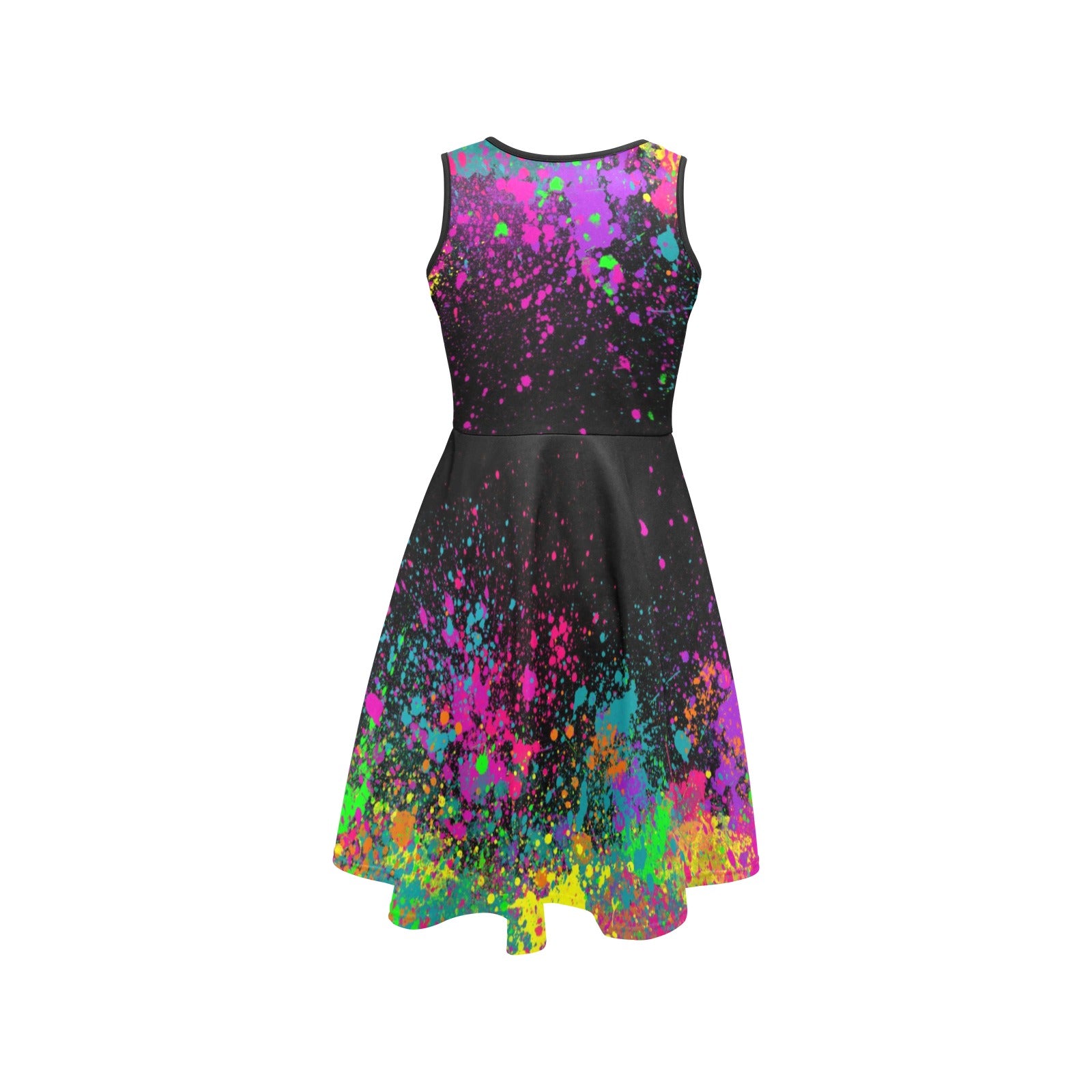Artist Fashion Paint Splatter Dress