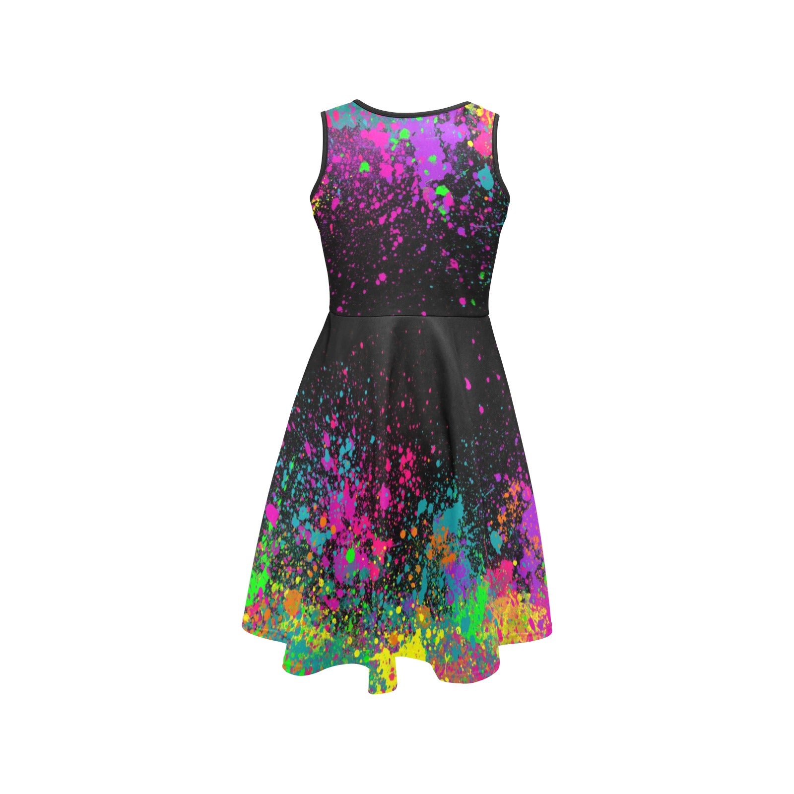 paint dress design HAND PAINTED FLORAL DRESS WITH EMBROIDERY