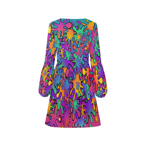 Face Painter Clothing Paint Splatter Dress
