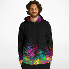 Load image into Gallery viewer, Face Painter on Paint Splatter - Premium Hoodie