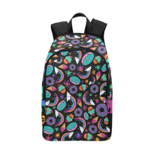 Load image into Gallery viewer, Face Painter Backpack with Cartoon Rainbows and Desserts