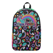 Load image into Gallery viewer, Face Painter Backpack with unique Cartoon Rainbow design