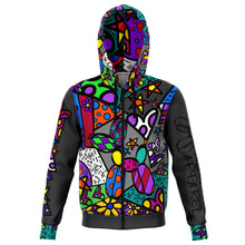 Load image into Gallery viewer, Patchwork Pup - Athletic Zip Hoodie