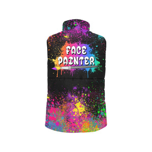 Paint Splatter Vest with Face Painter logo